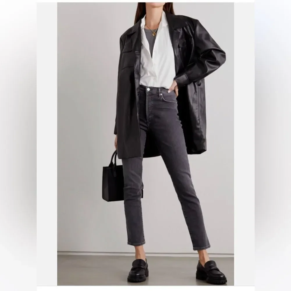 Citizens of Humanity ‘Olivia’ high rise, ankle Jeans in washed charcoal, size 30